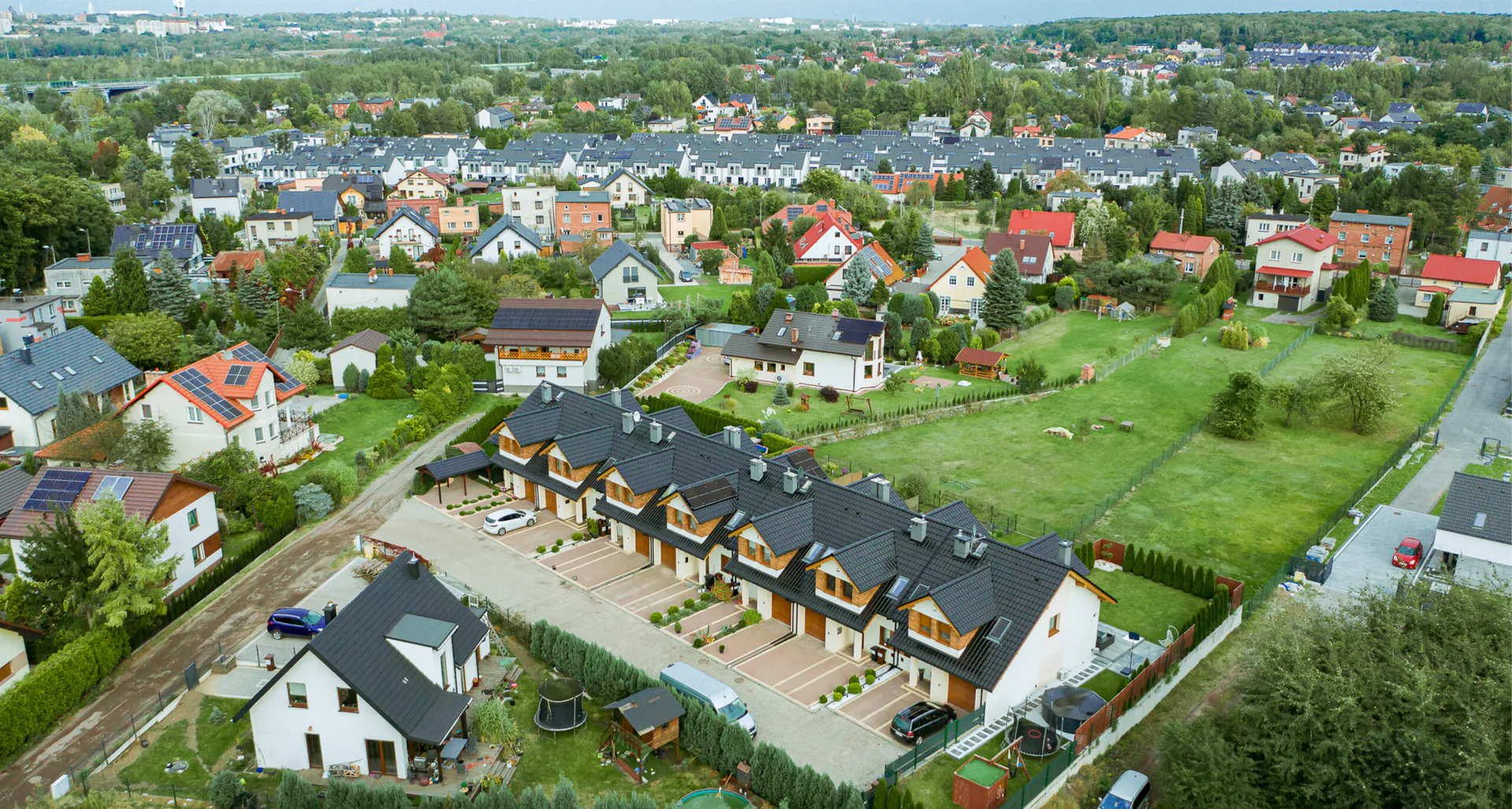 Kończycka — widok inwestycji z lotu ptaka