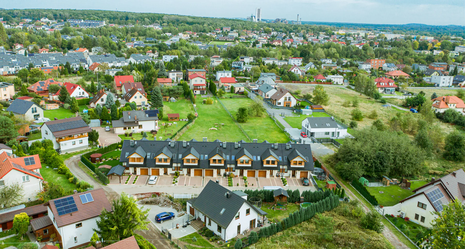 Kończycka — widok inwestycji z lotu ptaka